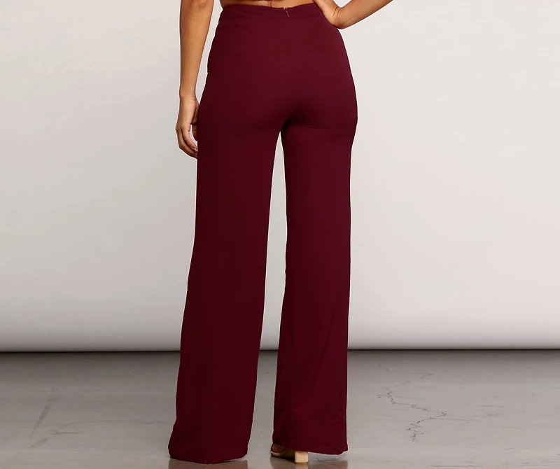 Start A Conversation Flared Pants