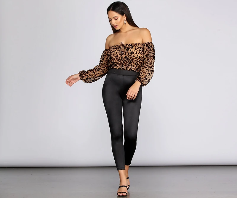 Sleek Satin Liquid Leggings