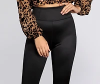 Sleek Satin Liquid Leggings