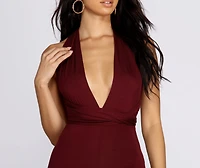 Stylish Ties Convertible Jumpsuit