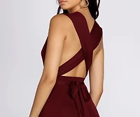 Stylish Ties Convertible Jumpsuit