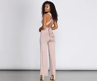 Stylish Ties Convertible Jumpsuit