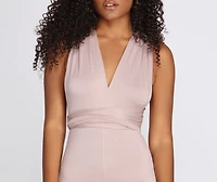 Stylish Ties Convertible Jumpsuit