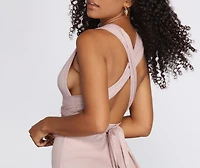 Stylish Ties Convertible Jumpsuit