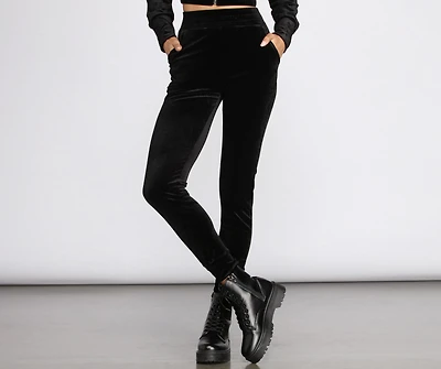 Lounge Around Velour Pants