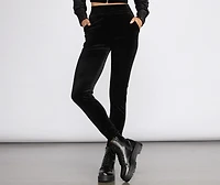 Lounge Around Velour Pants