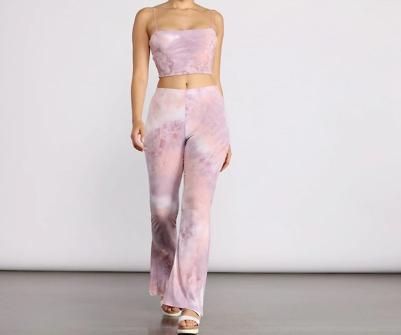 Tie Dye Daze Flare Pants