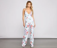 Bloom With Beauty Floral Jumpsuit