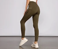 Lead With Style Cargo Detail Leggings