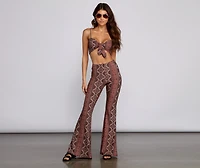 Bold Boho Vibes Flared Pants