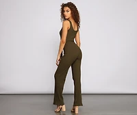 Simply Chic Tie-Waist Jumpsuit