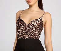 Wild At Heart Leopard Print Jumpsuit