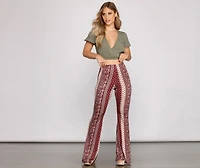Wanderlust Beauty Flared Pants