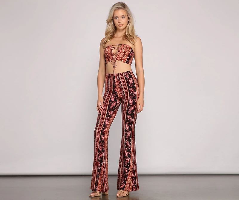 Wanderlust Beauty Flared Pants