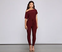 Chill Out Boat Neck Catsuit