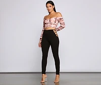 My Good Side Cutout Skinny Pants