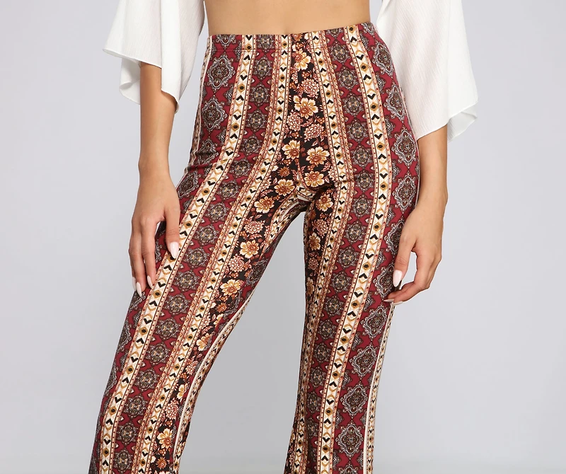 Wanderlust Beauty Flared Pants