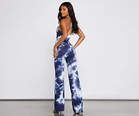Retro Babe Tie-Dye Jumpsuit