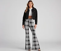 Mad About Plaid Flare Pants
