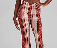 Stylish Tribe High-Rise Flare Pants