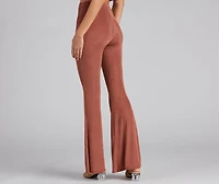 Flirty Flare High-Rise Pants