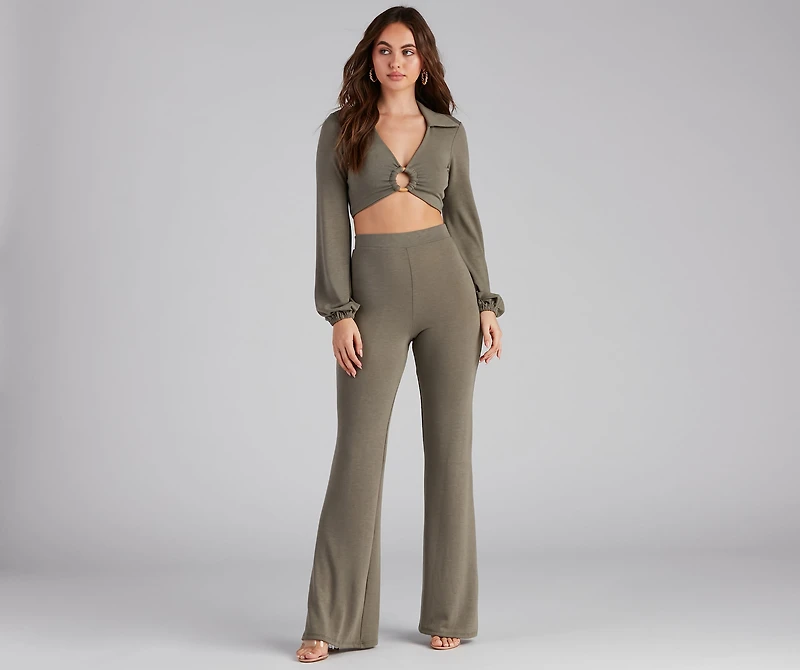 Cabana High-Rise Wide Leg Pants