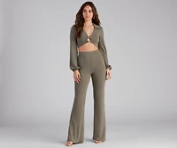 Cabana High-Rise Wide Leg Pants