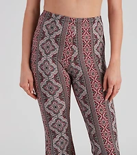 Boho Flare High Rise Pants