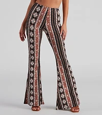Faraway Lands Boho Flare Pants