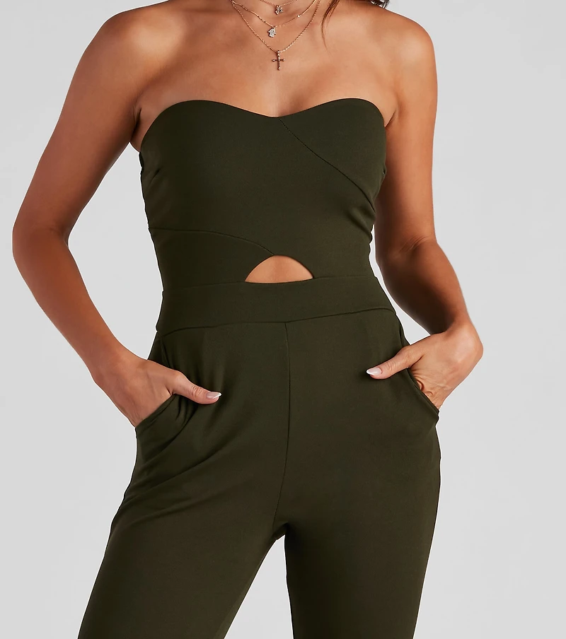 Chic Sophistication Sleeveless Tapered Jumpsuit