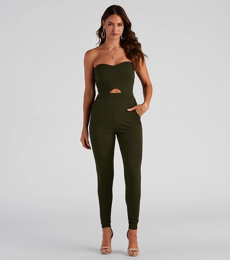 Chic Sophistication Sleeveless Tapered Jumpsuit