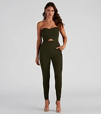 Chic Sophistication Sleeveless Tapered Jumpsuit