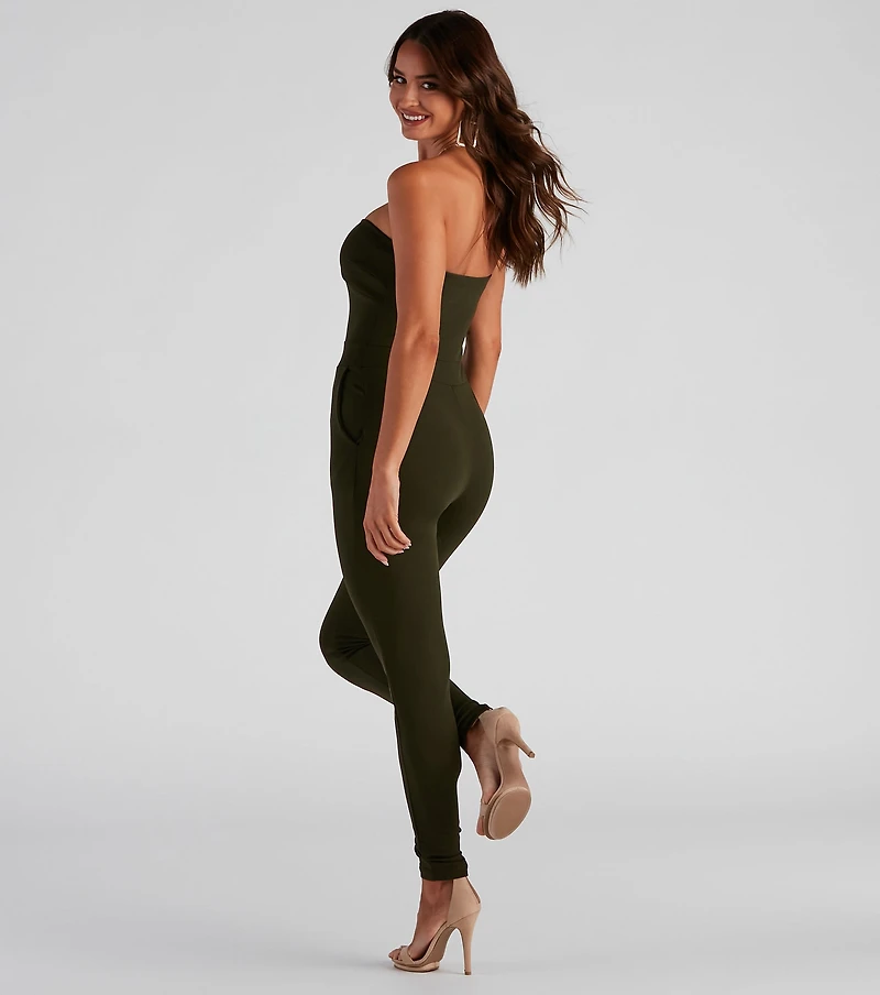 Chic Sophistication Sleeveless Tapered Jumpsuit