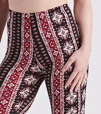 Here Comes The Sun Striped Flare Pants