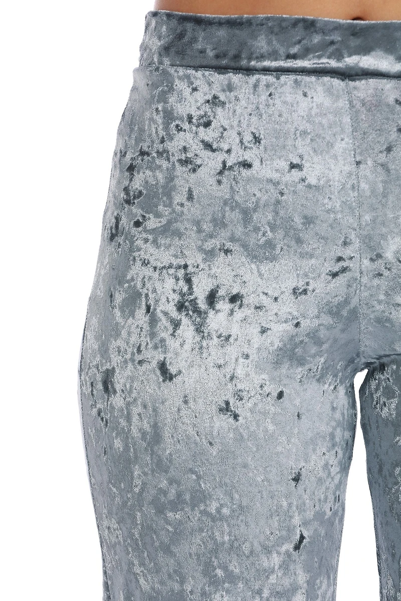 High Waist Velour Pants