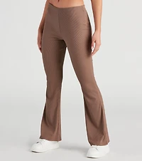Casual Days Ribbed Knit Pants