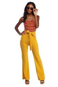 Sealed With Style Tie-Waist Pants