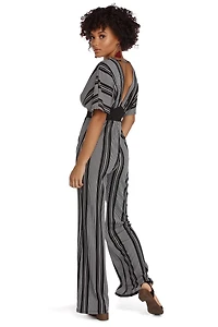 Get It Right Stripes Jumpsuit