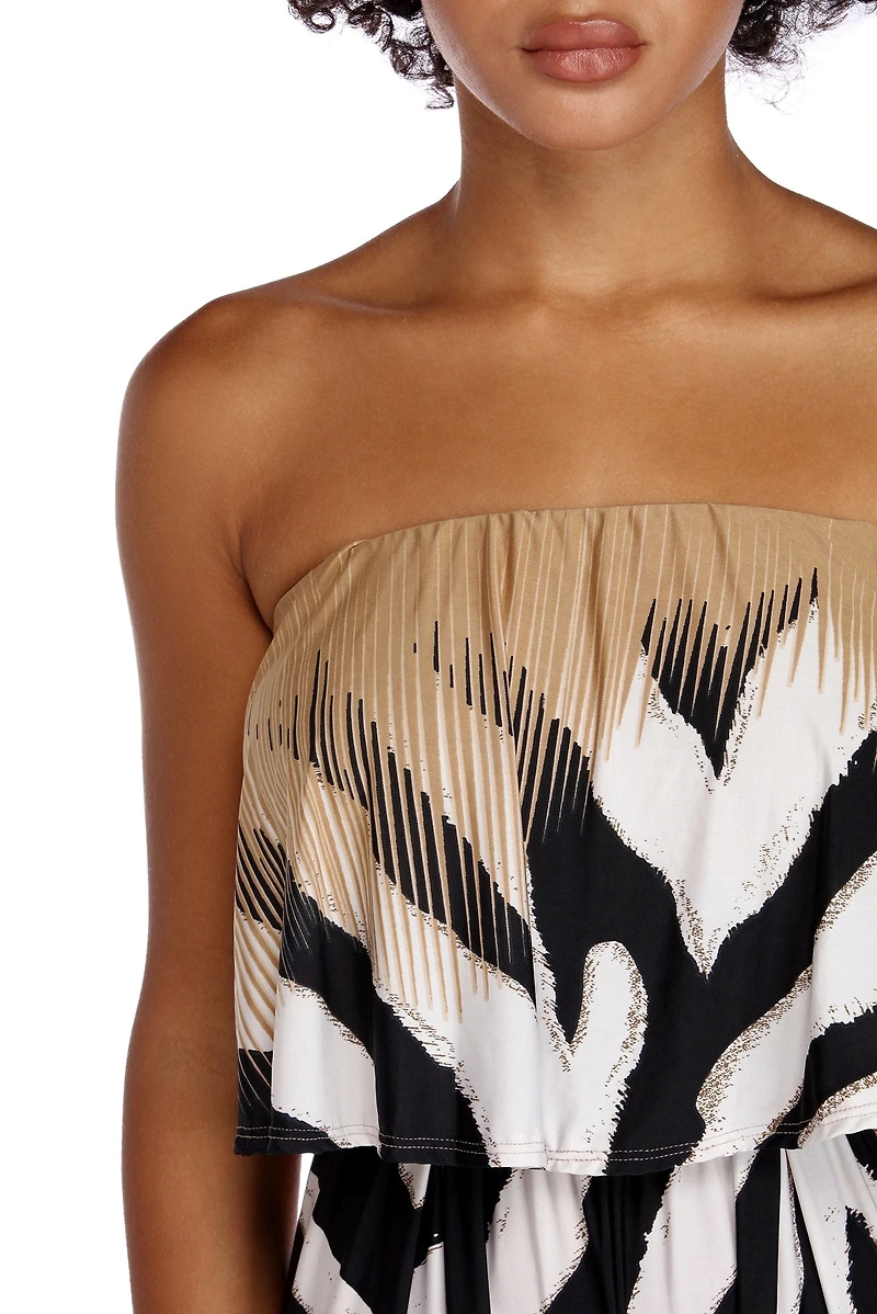 Disco Queen Striped Jumpsuit
