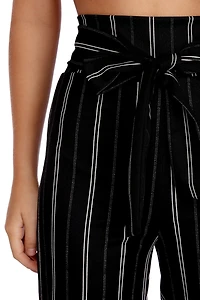 High Waist Striped Pants