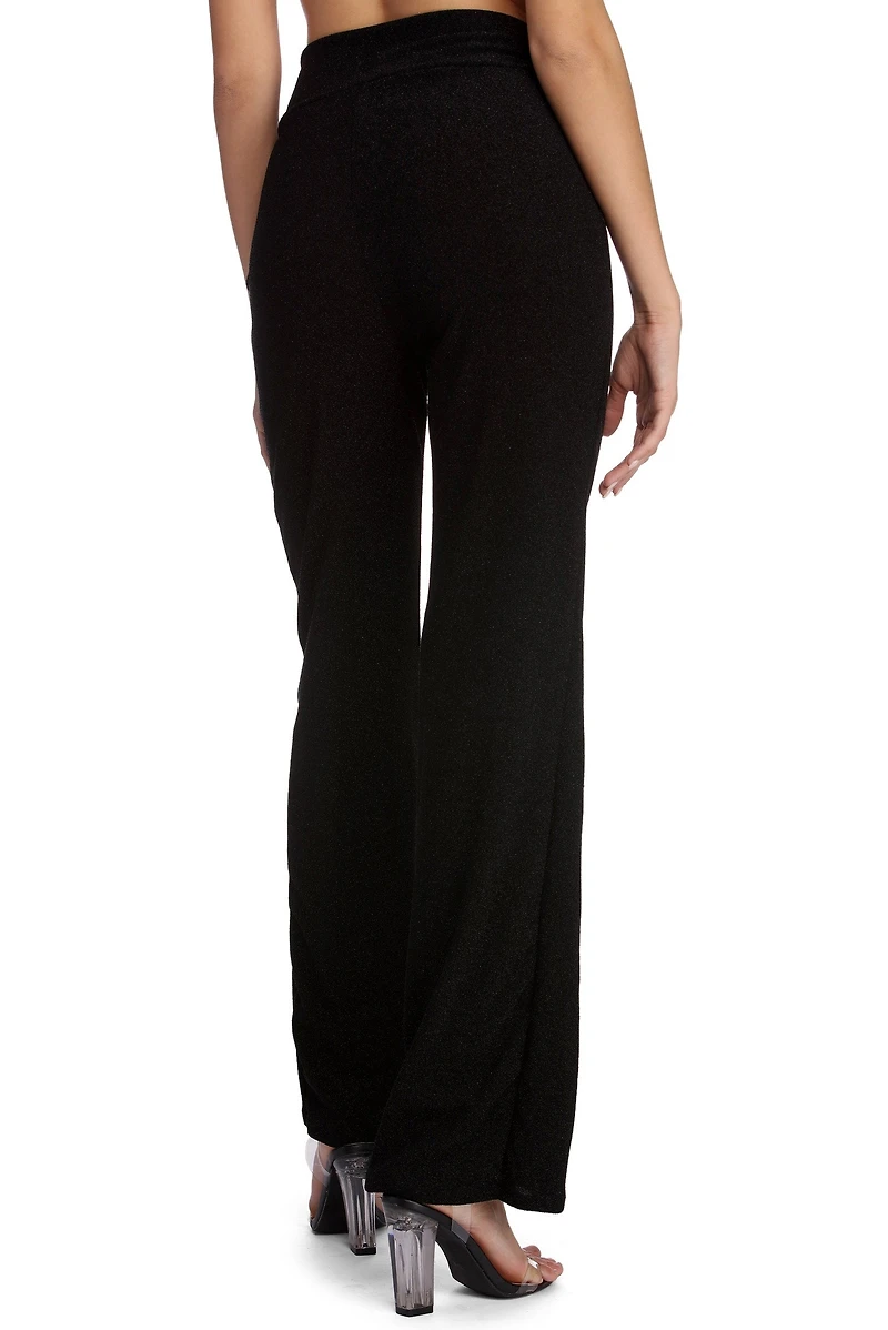 Shine So Fine Glitter Knit Pants