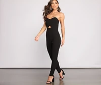 Be Mine Sweetheart Tapered Jumpsuit