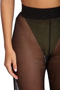 Mesh Mood Wide Leg Pants