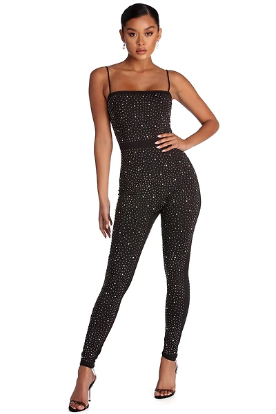 Set The Spark Heat Stone Catsuit