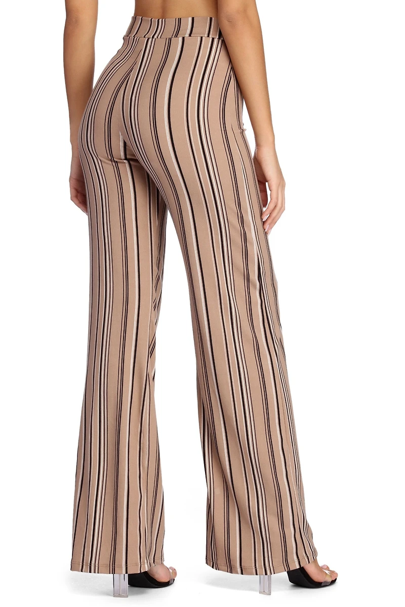 Straighten Up Striped Pants