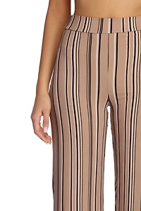 Straighten Up Striped Pants