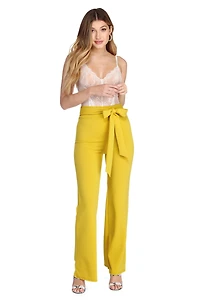 Sealed With Style Tie-Waist Pants