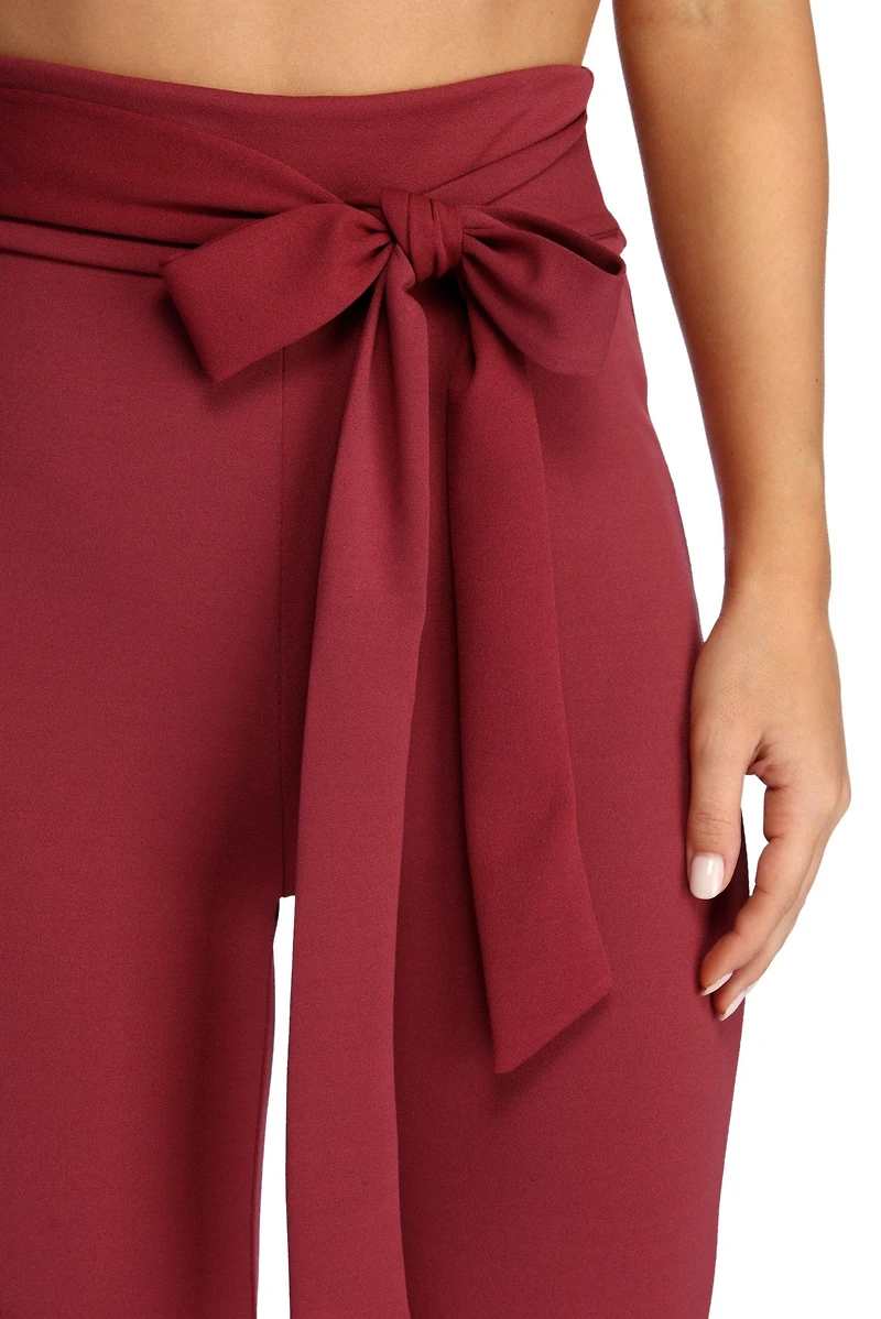 Sealed With Style Tie Waist Pants