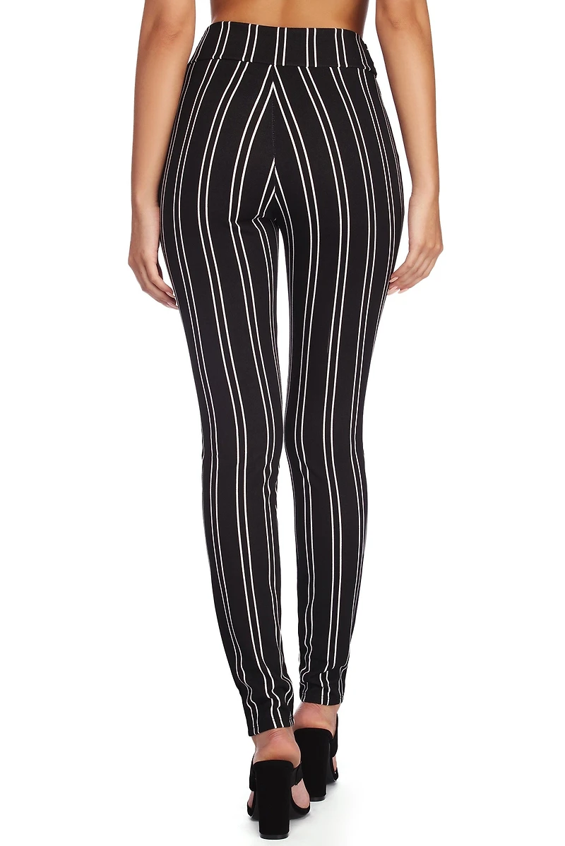 Tied Pinstripes Pants