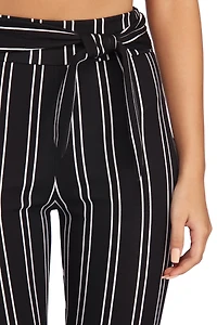 Tied Pinstripes Pants